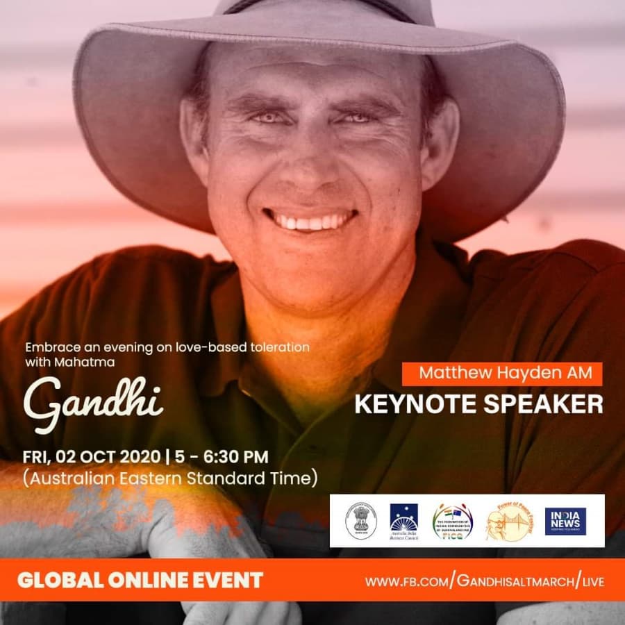 Keynote speaker Matthew Hayden Keynote speaker Matthew Hayden